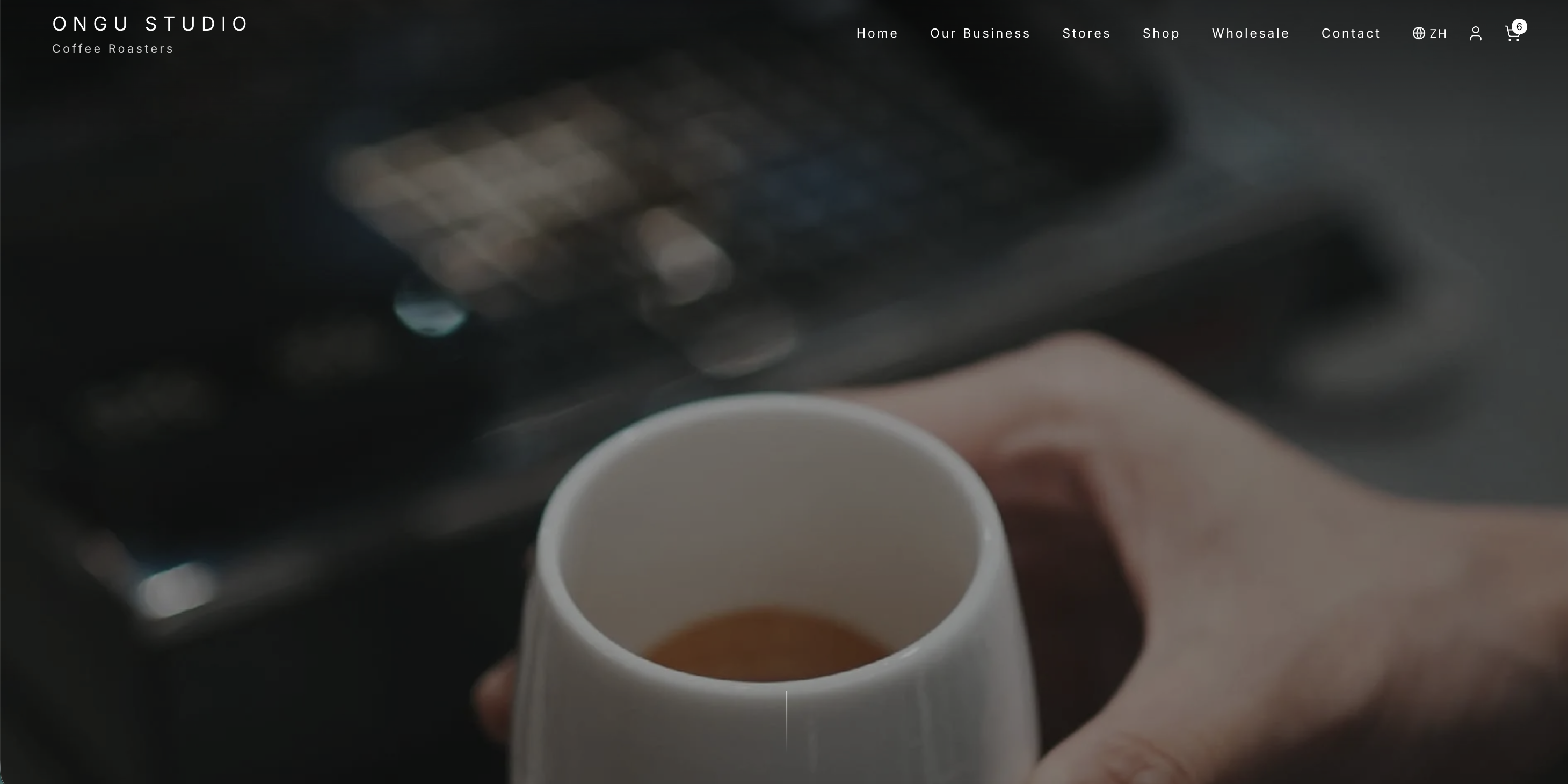 Ongu Coffee Roasters 網頁設計作品